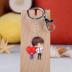 BTS Anime acrylic Key Chain  p...