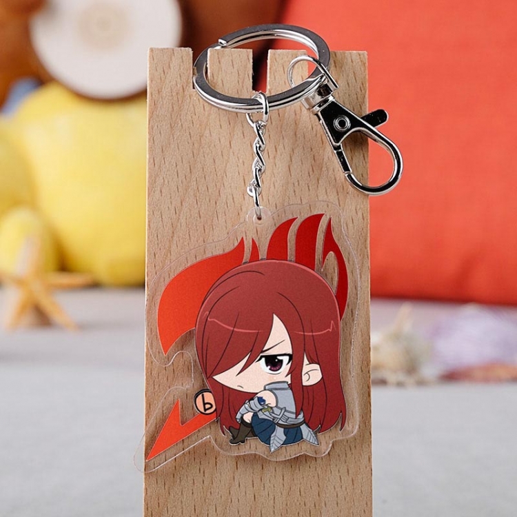 Fairy tail Anime acrylic Key Chain  price for 5 pcs 3066