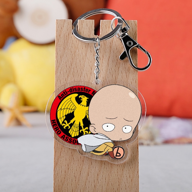 One Punch Man Anime acrylic Key Chain  price for 5 pcs  3245