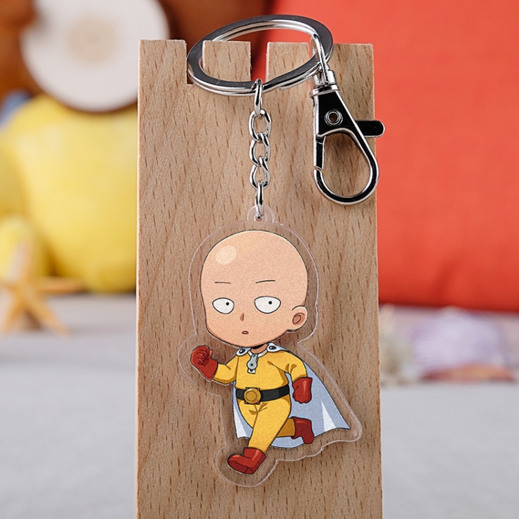 One Punch Man Anime acrylic Key Chain  price for 5 pcs  3241