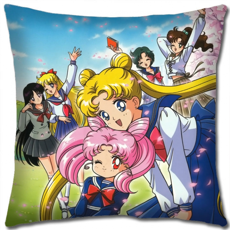 sailormoon Anime square full-color pillow cushion 45X45CM NO FILLING M2-20