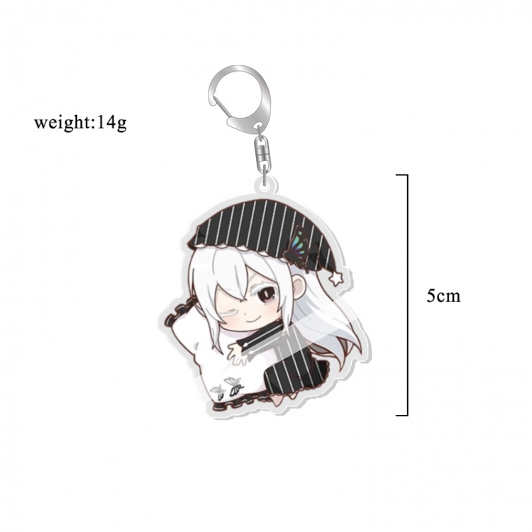 Re:Zero kara Hajimeru Isekai Seikatsu Anime acrylic Key Chain price for 5 pcs 7121