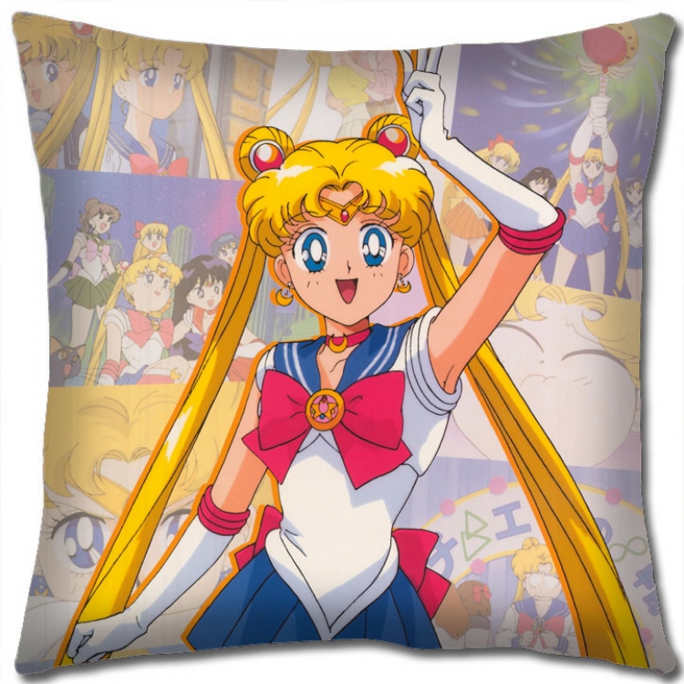 Sailormoon Anime square full-color pillow cushion 45X45CM NO FILLING M2-52