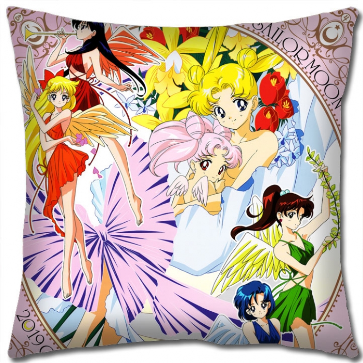 Sailormoon Anime square full-color pillow cushion 45X45CM NO FILLING M2-80