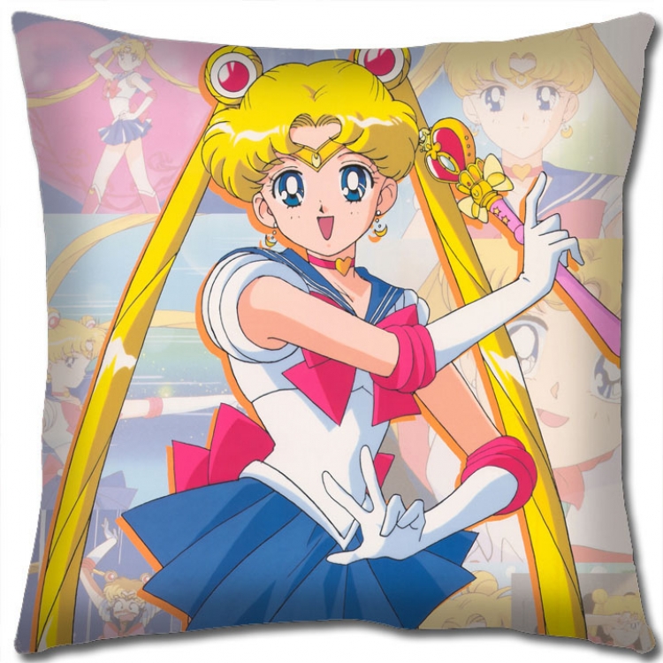 Sailormoon Anime square full-color pillow cushion 45X45CM NO FILLING M2-55
