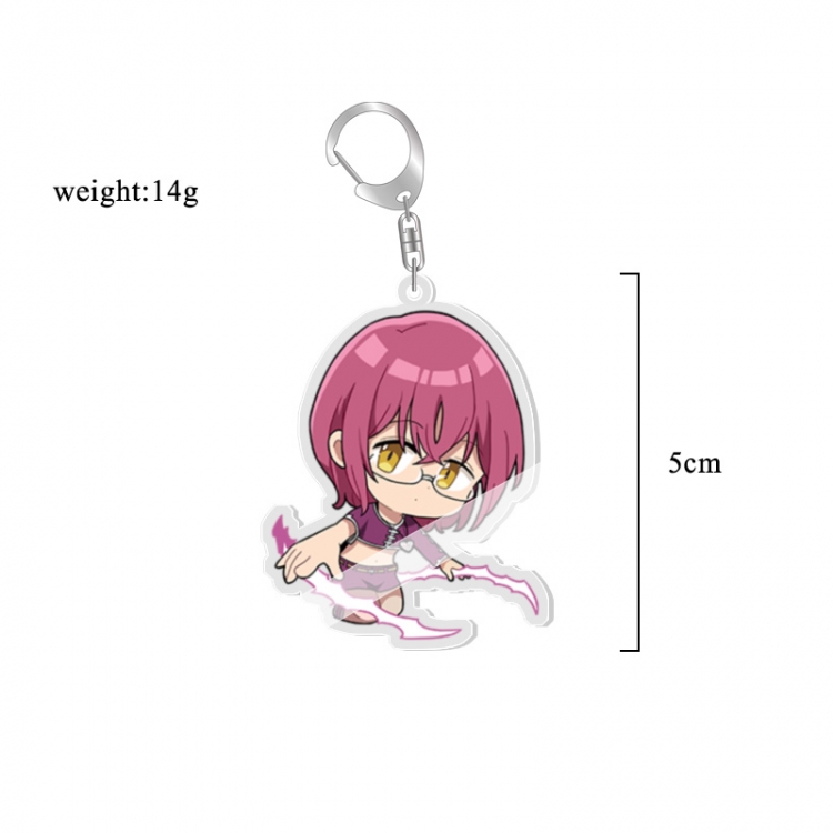 The Seven Deadly Sins Anime acrylic Key Chain price for 5 pcs 7073