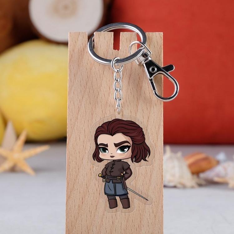 Game of Thrones Anime acrylic Key Chain  price for 5 pcs  3834