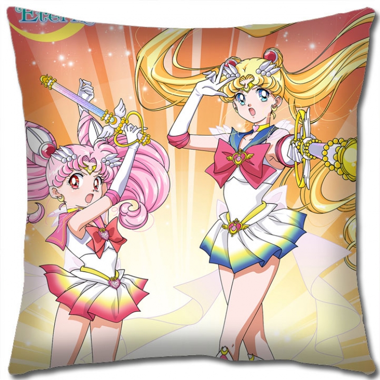sailormoon Anime square full-color pillow cushion 45X45CM NO FILLING   M2-104