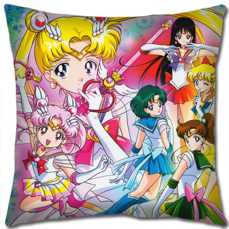 sailormoon Anime square full-color pillow cushion 45X45CM NO FILLING  M2-115