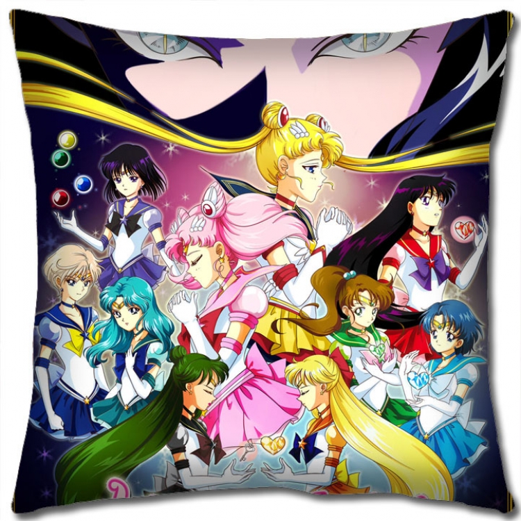 sailormoon Anime square full-color pillow cushion 45X45CM NO FILLING   M2-132