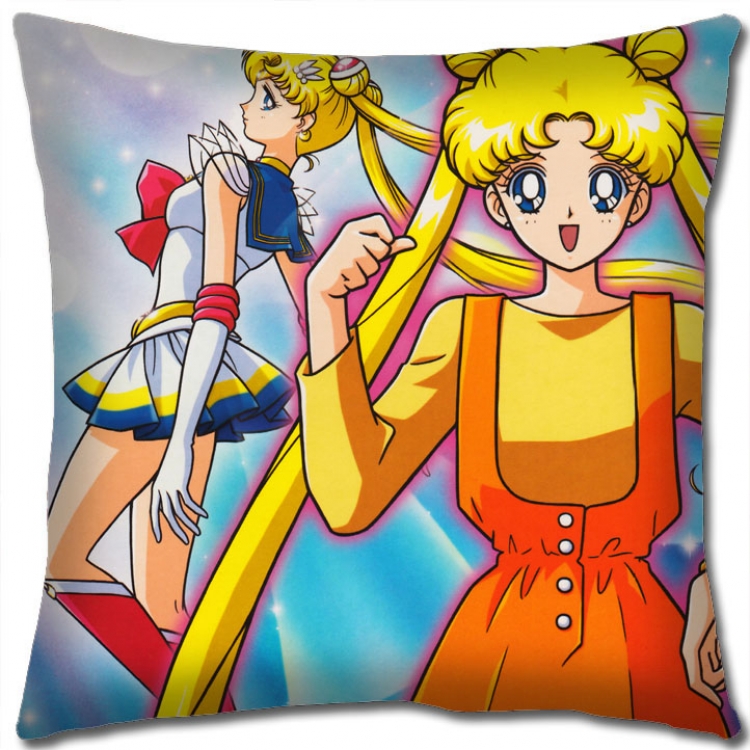 sailormoon Anime square full-color pillow cushion 45X45CM NO FILLING  M2-165