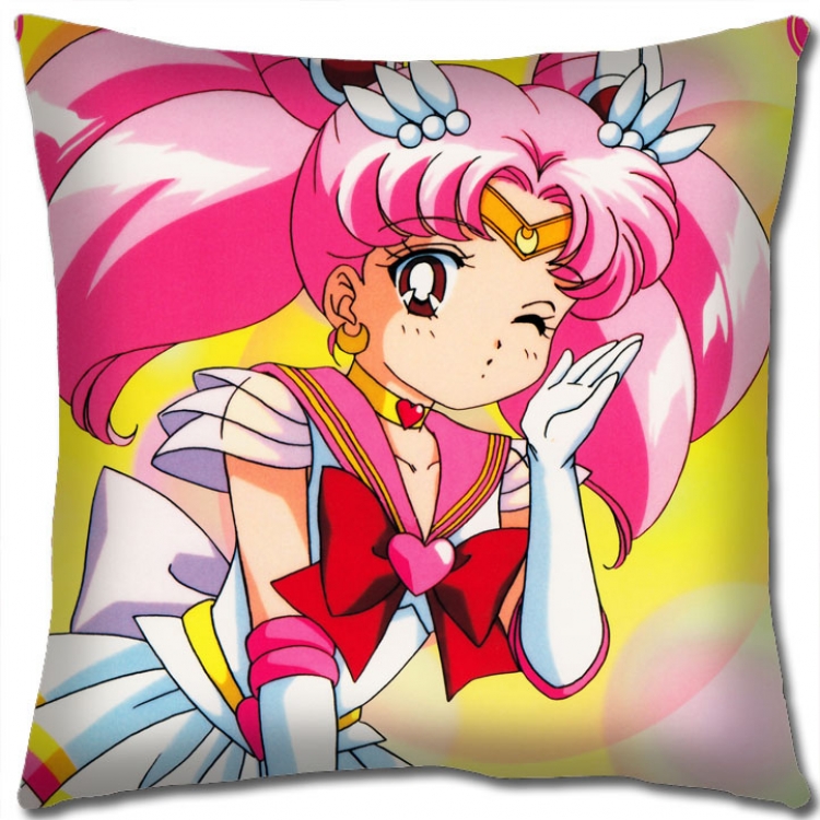 sailormoon Anime square full-color pillow cushion 45X45CM NO FILLING  M2-176