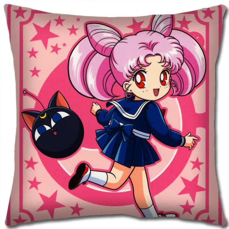sailormoon Anime square full-color pillow cushion 45X45CM NO FILLING  M2-196