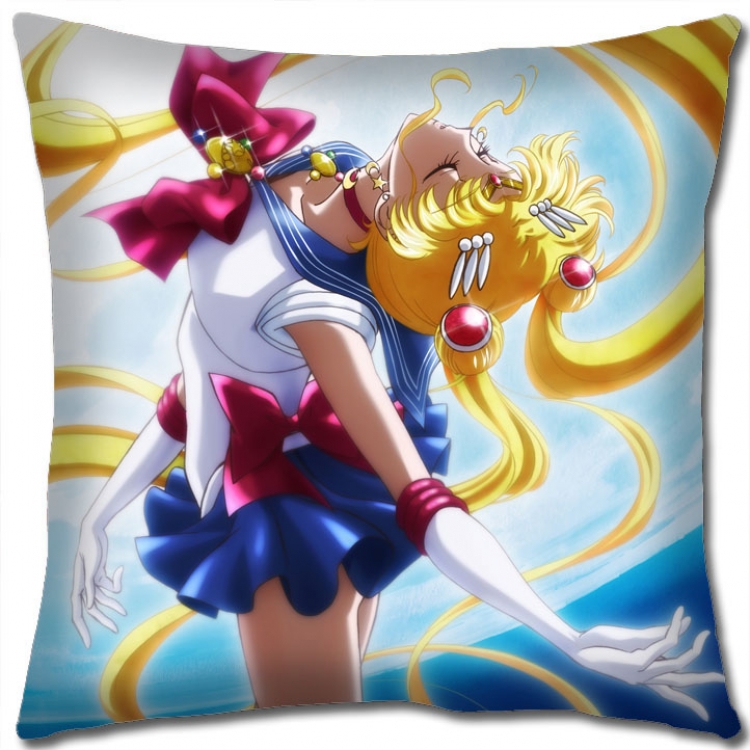 sailormoon Anime square full-color pillow cushion 45X45CM NO FILLING  M2-162