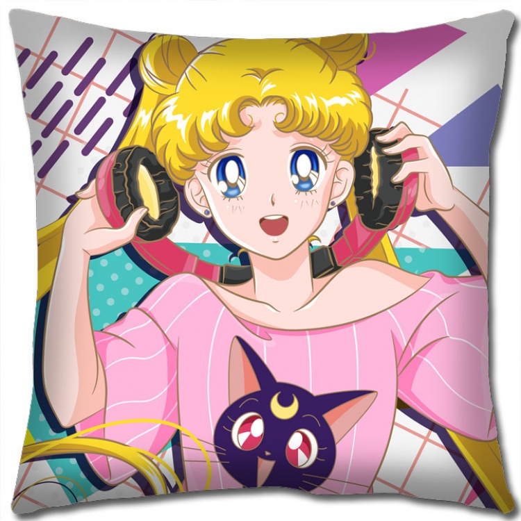 sailormoon Anime square full-color pillow cushion 45X45CM NO FILLING M2-238