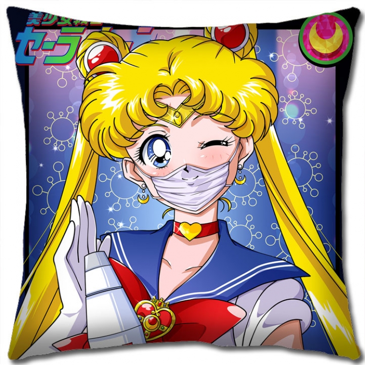 sailormoon Anime square full-color pillow cushion 45X45CM NO FILLING M2-218