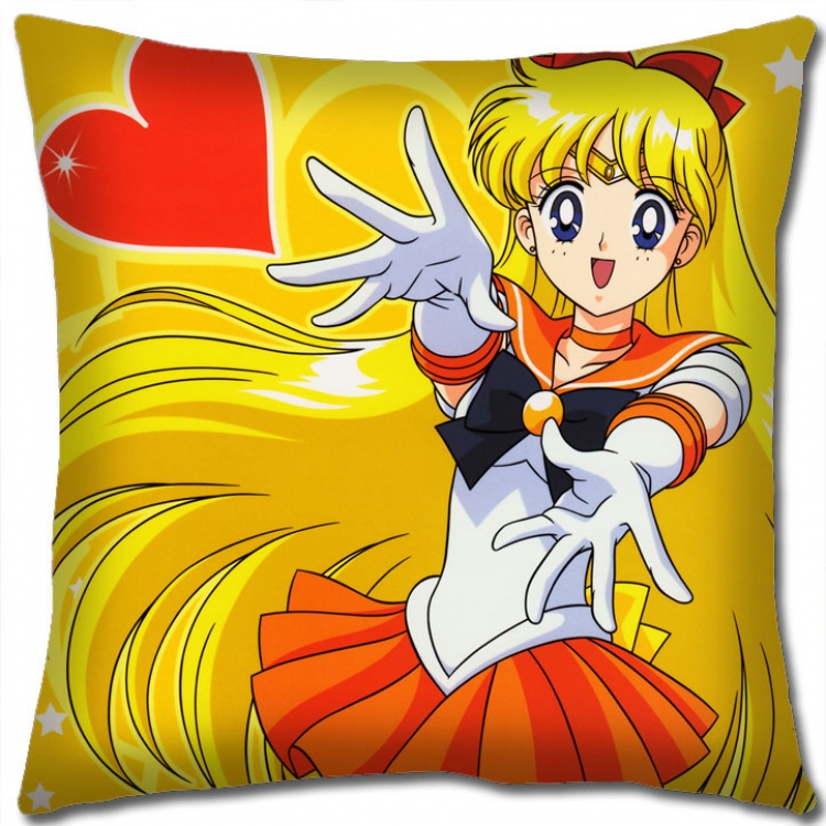sailormoon Anime square full-color pillow cushion 45X45CM NO FILLING  M2-236