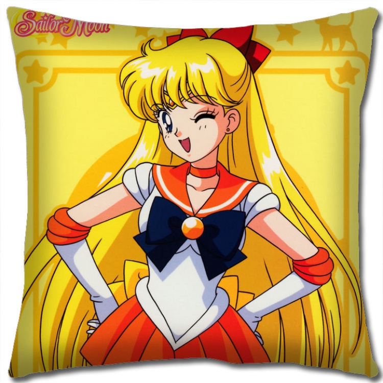 sailormoon Anime square full-color pillow cushion 45X45CM NO FILLING  M2-237
