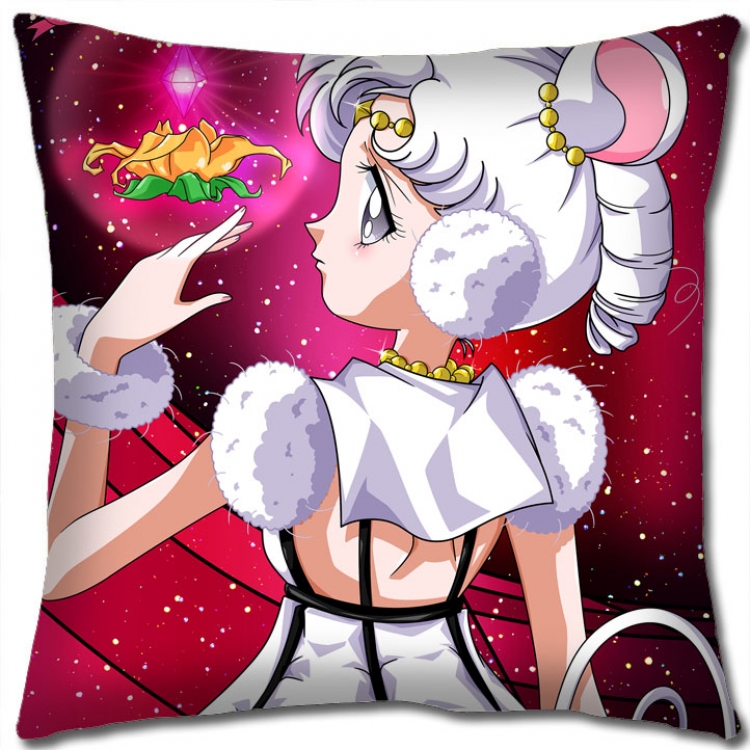 sailormoon Anime square full-color pillow cushion 45X45CM NO FILLING  M2-204
