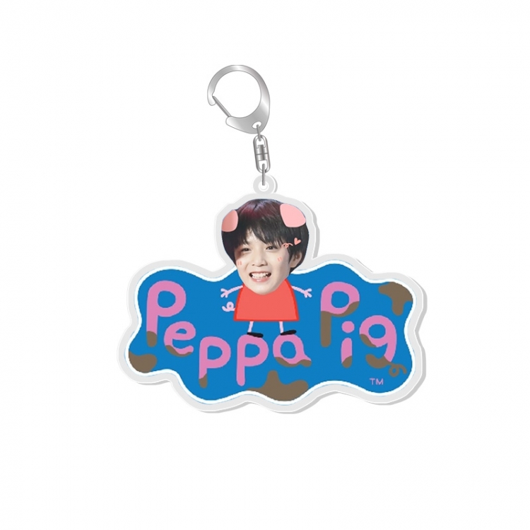 TNT Star movie acrylic Key Chain  price for 5 pcs 6868