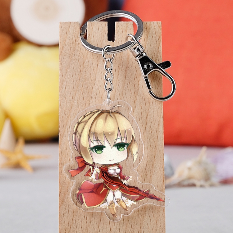 Fate Grand Order Anime acrylic Key Chain  price for 5 pcs  2387