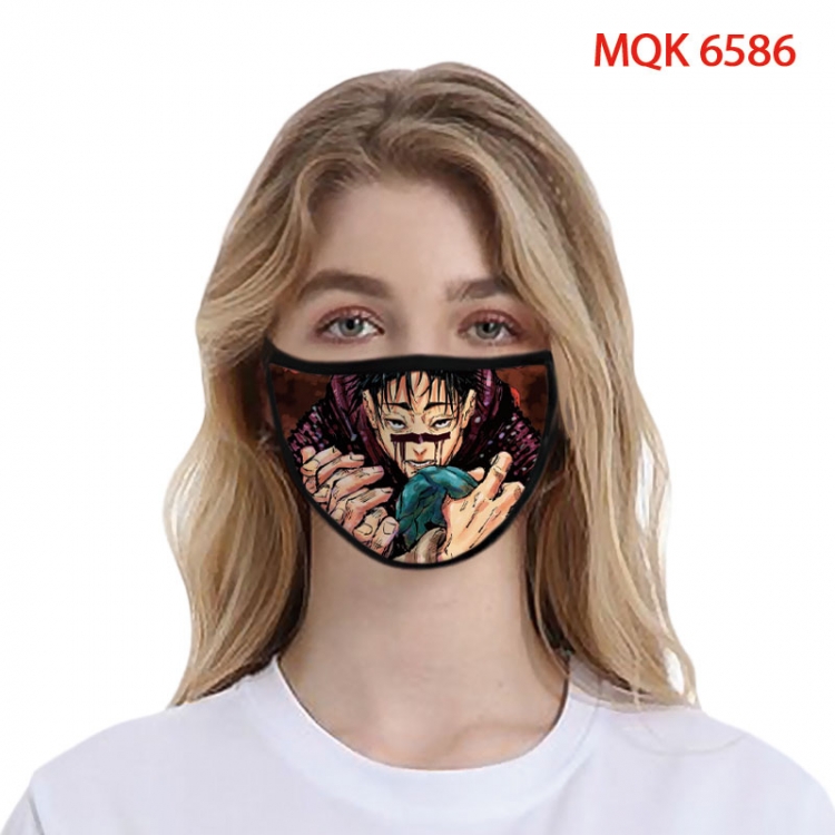 Jujutsu Kaisen Color printing Space cotton Masks price for 5 pcs   MQK-6586