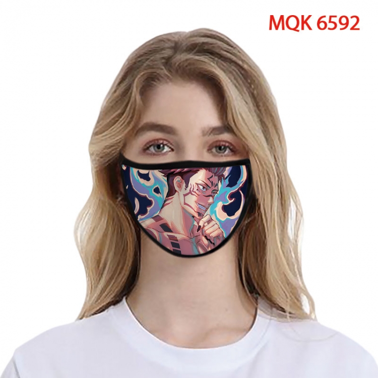 Jujutsu Kaisen Color printing Space cotton Masks price for 5 pcs   MQK-6592
