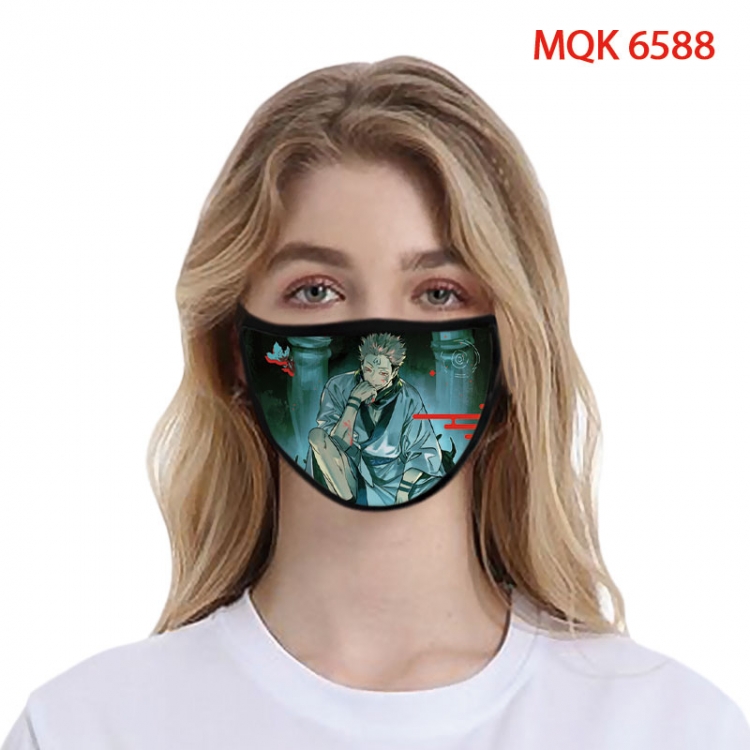 Jujutsu Kaisen Color printing Space cotton Masks price for 5 pcs   MQK-6588