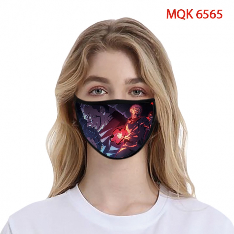 Jujutsu Kaisen Color printing Space cotton Masks price for 5 pcs   MQK-6565