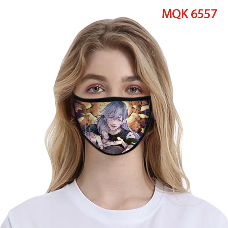 Jujutsu Kaisen Color printing Space cotton Masks price for 5 pcs   MQK-6557