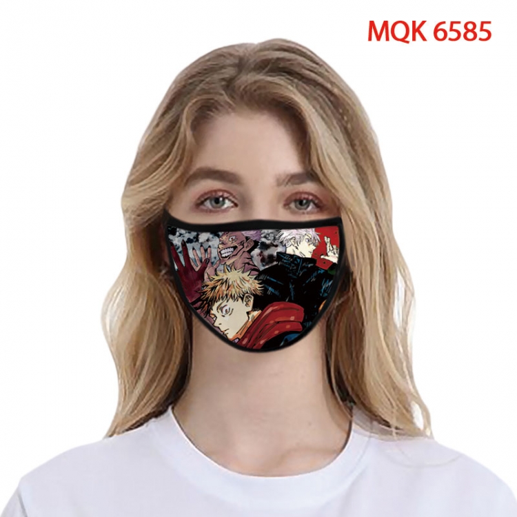 Jujutsu Kaisen Color printing Space cotton Masks price for 5 pcs   MQK-6585