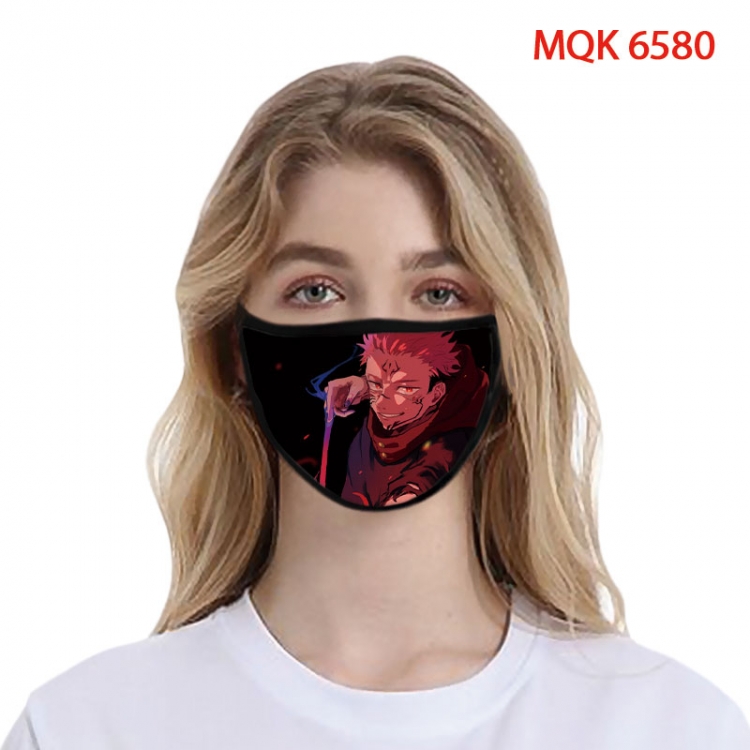 Jujutsu Kaisen Color printing Space cotton Masks price for 5 pcs   MQK-6580