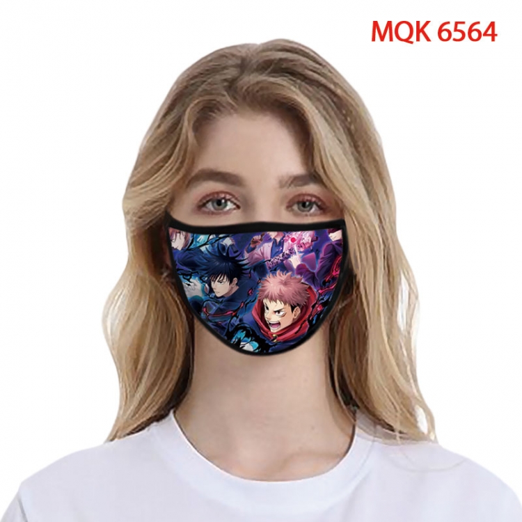 Jujutsu Kaisen Color printing Space cotton Masks price for 5 pcs   MQK-6564