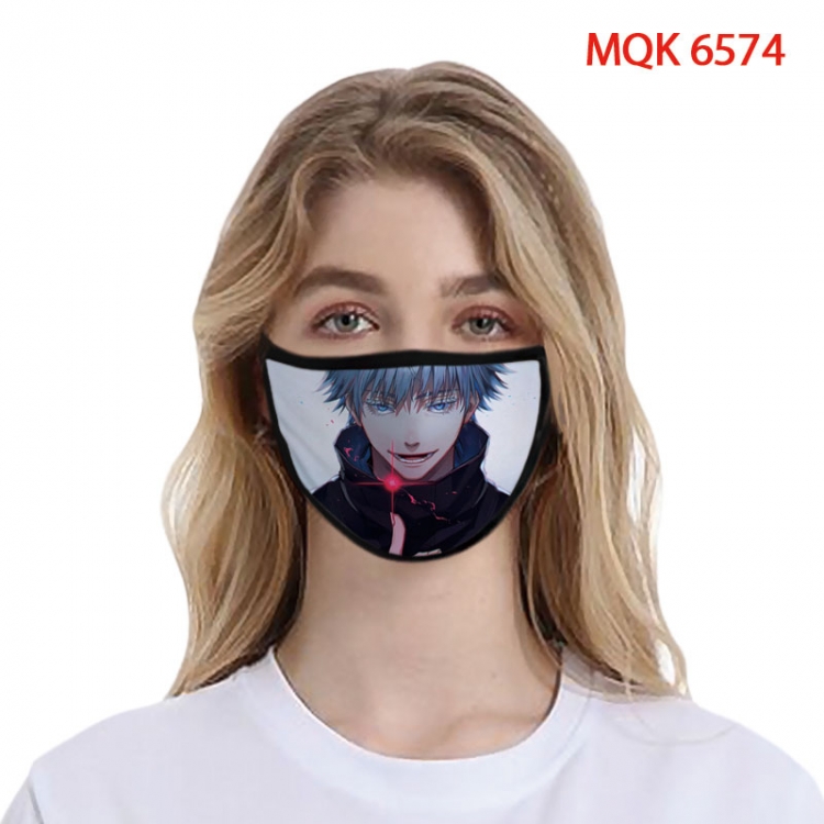 Jujutsu Kaisen Color printing Space cotton Masks price for 5 pcs   MQK-6574