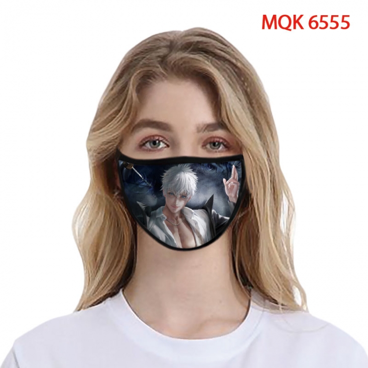 Jujutsu Kaisen Color printing Space cotton Masks price for 5 pcs   MQK-6555