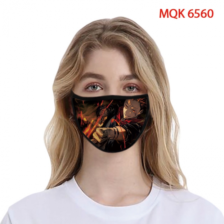 Jujutsu Kaisen Color printing Space cotton Masks price for 5 pcs   MQK-6560