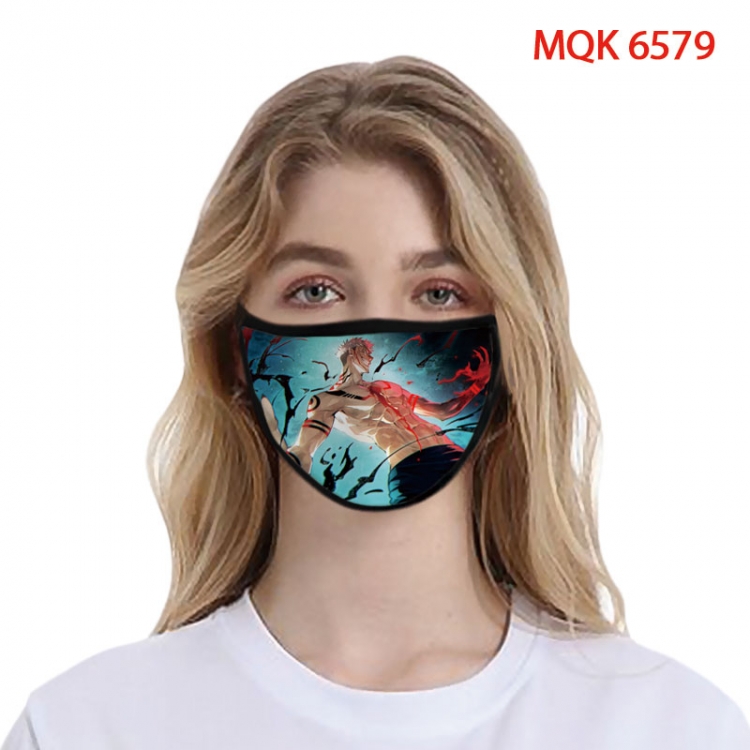 Jujutsu Kaisen Color printing Space cotton Masks price for 5 pcs   MQK-6579