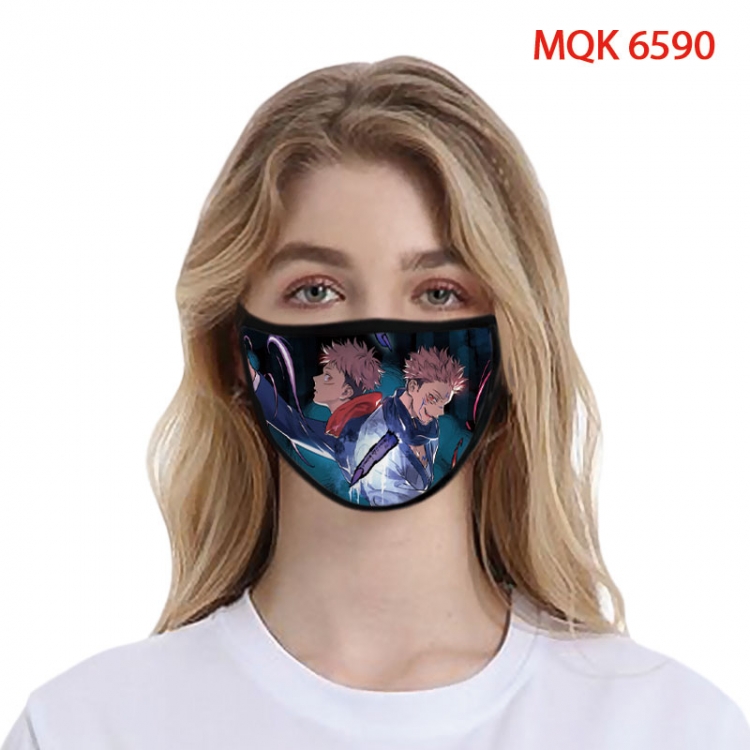 Jujutsu Kaisen Color printing Space cotton Masks price for 5 pcs   MQK-6590