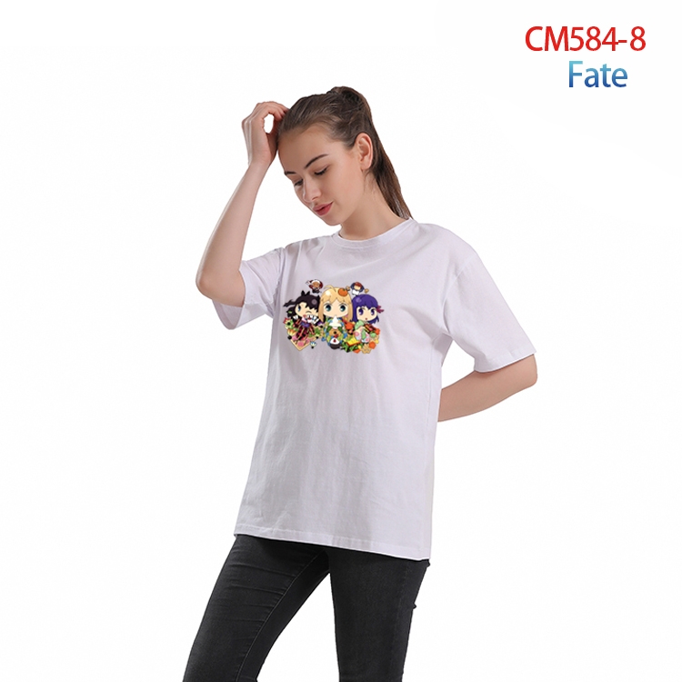 Fate Grand Order Women's Printed short-sleeved cotton T-shirt from S to 3XL  CM-584-8