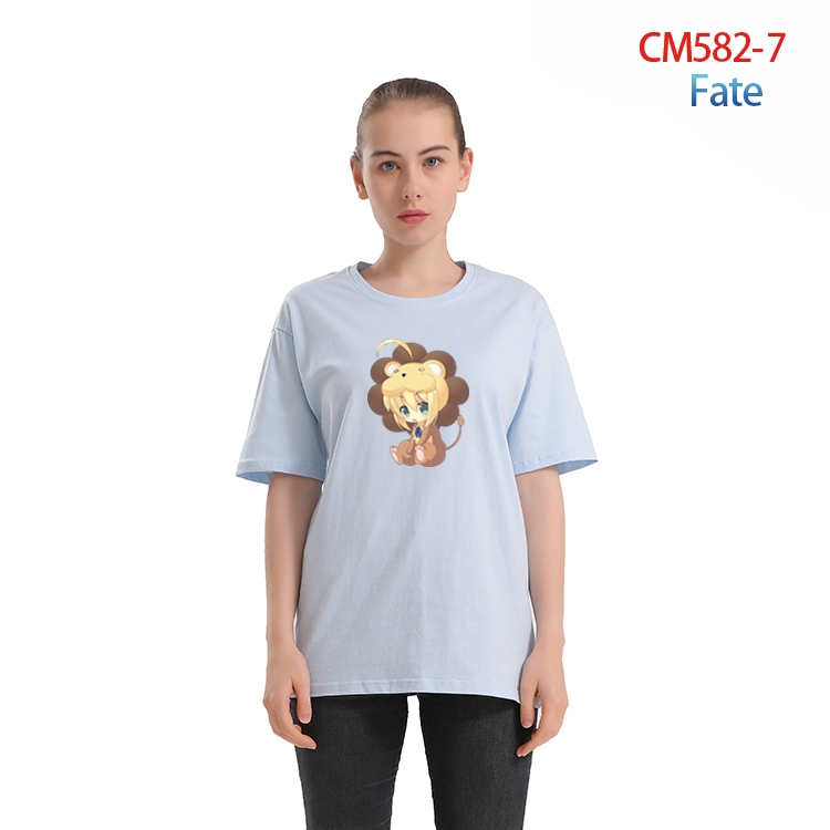 Fate Grand Order Women's Printed short-sleeved cotton T-shirt from S to 3XL  CM-582-7