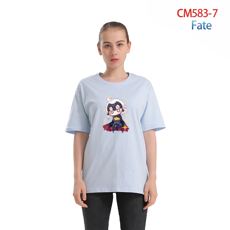 Fate Grand Order Women's Printed short-sleeved cotton T-shirt from S to 3XL  CM-583-7