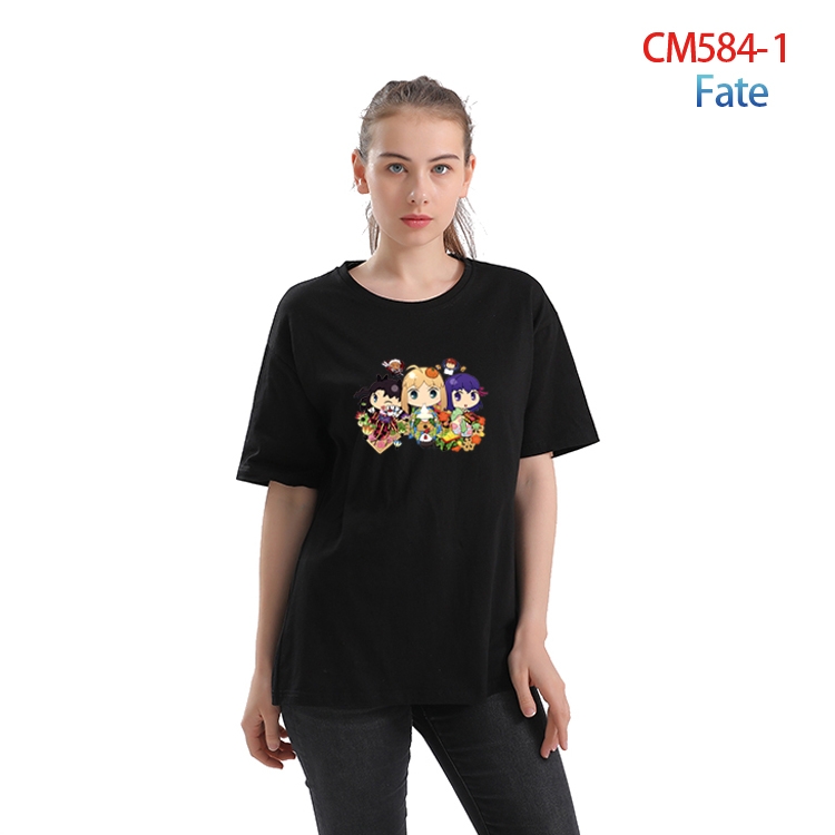 Fate Grand Order Women's Printed short-sleeved cotton T-shirt from S to 3XL  CM-584-1