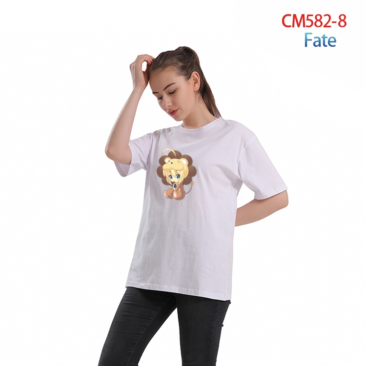 Fate Grand Order Women's Printed short-sleeved cotton T-shirt from S to 3XL CM-582-8