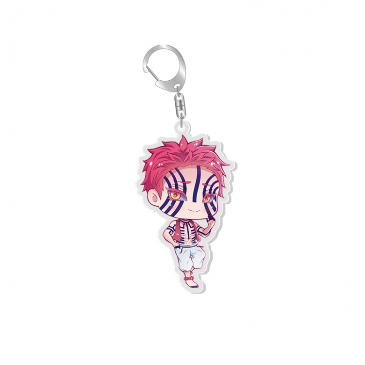 Demon Slayer Kimets Anime acrylic Key Chain  price for 5 pcs 6964