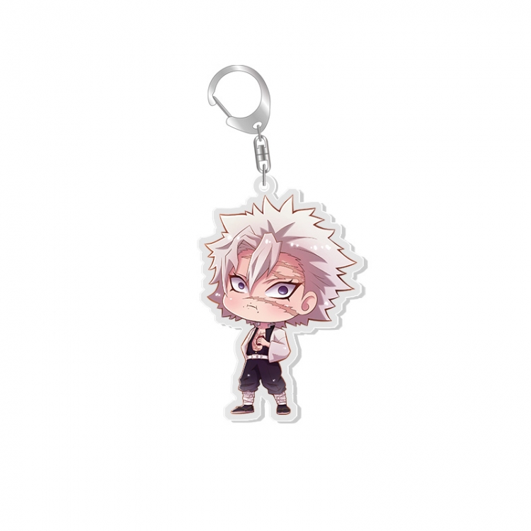 Demon Slayer Kimets Anime acrylic Key Chain  price for 5 pcs 6959