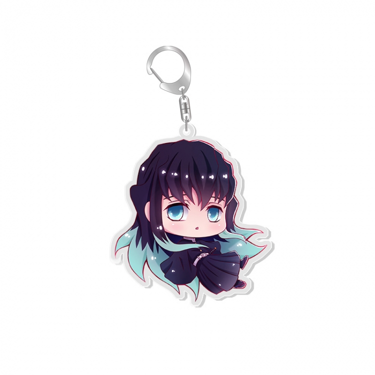 Demon Slayer Kimets Anime acrylic Key Chain  price for 5 pcs 6960