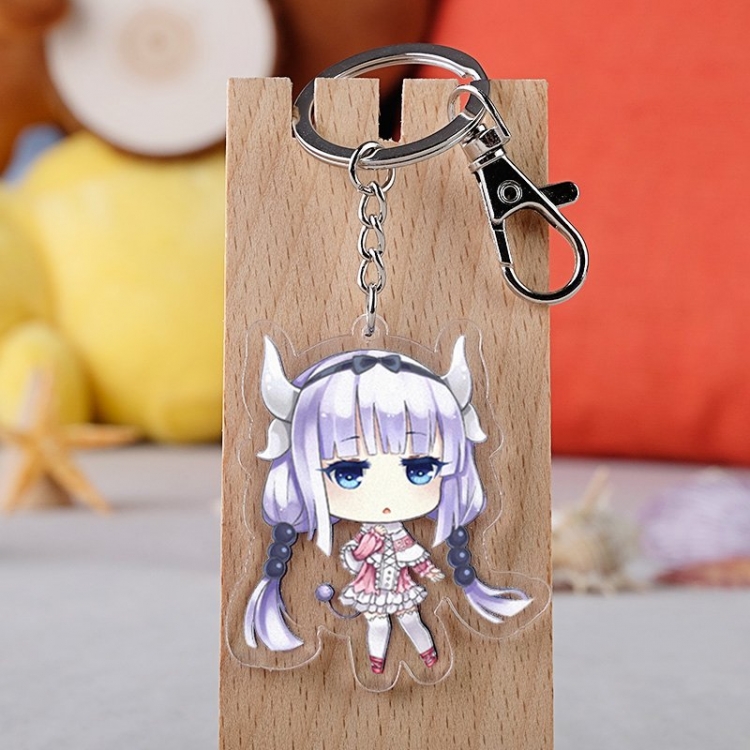 Miss Kobayashis Dragon Maid Anime acrylic Key Chain  price for 5 pcs  2659