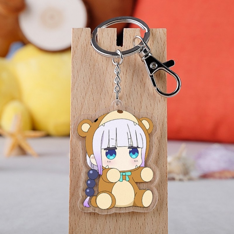 Miss Kobayashis Dragon Maid Anime acrylic Key Chain  price for 5 pcs  2658