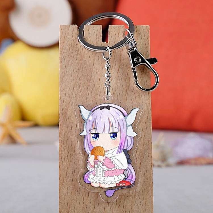 Miss Kobayashis Dragon Maid Anime acrylic Key Chain  price for 5 pcs  2661