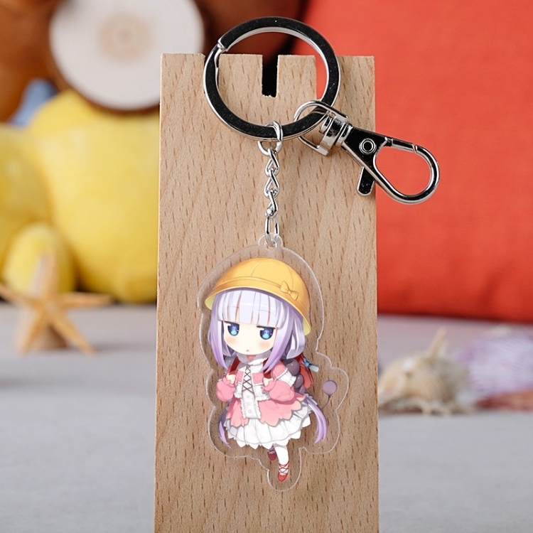 Miss Kobayashis Dragon Maid Anime acrylic Key Chain  price for 5 pcs  2654